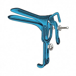 Sk Sklar Blue Graves Vaginal Speculum - SPECULUM, FREEWAY GRAVES, VAGINAL, W/LOOP - 91-5159