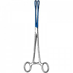 Sk Sklar Blue Schweizer Forceps - Schweizer Straight Forceps, Sklar Blue, 9-1/2" - 91-5404