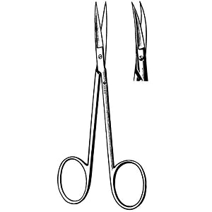 Sklar Surgi-OR Iris Scissors - SCISSOR IRIS CVD 4 1/2 - 95109