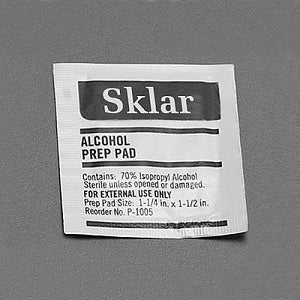 Sklar Alcohol Prep Pads - Alcohol Prep Pad - 96-1682