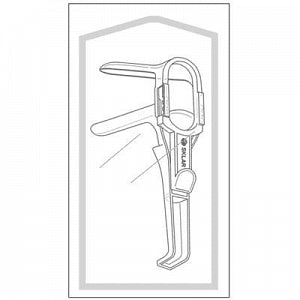 Sklar SklarSpec Disposable Graves Vaginal Speculum - Sklar Spec Disposable Vaginal Speculum, Sterile, Size M - 96-1867