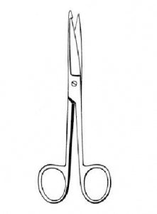 Sklar Econo Sterile Knowles Bandage Scissors - Econo Sterile Knowles Bandage Scissors, 5-1/2" - 96-2402