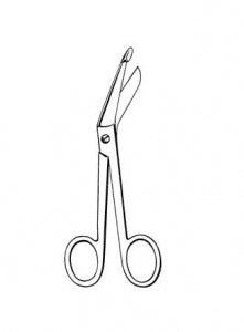 Sklar Econo Sterile Lister Bandage Scissors - Econo Sterile Lister Bandage Scissors, 7-1/4" - 96-2500