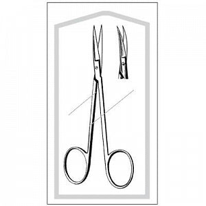 Sklar Econo Sterile Iris Scissors - Sterile Iris Scissors, Curved, 4.5" - 96-2506