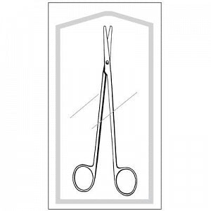 Sklar Econo-Sterile Metzenbaum Scissors - Econo-Sterile Metzenbaum Scissors, Straight, Sterile, 5-3/4" - 96-2516