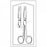 Sklar Econo Sterile Operating Scissors - Econo Sterile Operating Scissors, Straight, Sharp / Blunt, 5-1/2" - 96-2521