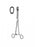 Sklar Econo Foerster Sponge Forceps - Sterile Foerster Sponge Forceps Straight Serrated, 9.5" - 96-2533