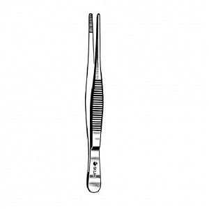 Sklar Econo Sterile Dressing Forceps - Econo Sterile Dressing Forceps, 5", Serrated - 96-2568A