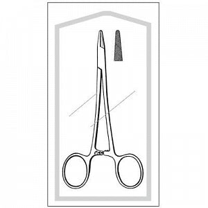 Sklar Econo Sterile Baumgartner Needle Holders - Baumgartner Needle Holder 5.5" Sterile - 96-2581