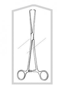 Sklar Econo Sterile Schroeder Tenaculum Forceps - Disposable Tenaculum Forceps, 10" - 96-2626