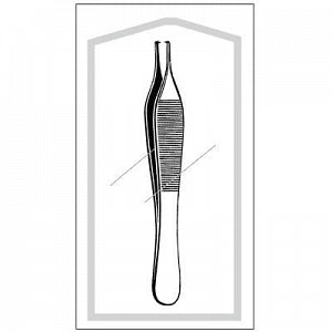 Sklar Econo Sterile Adson Forceps - Adson Forceps, 1 x 2, 4-3/4", Sterile - 96-2656