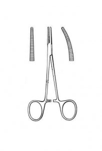 Sklar Econo Sterile Halsted Mosquito Forceps b - Sterile Halsted Mosquito Forceps, Straight, 5" - 96-2657