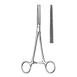 Sklar Rochester-Pean Intestinal Forceps - 8" Rochester-Pean Straight Forceps - 96-3010