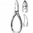 Sklar Nail Nipper - Concave Blade Nail Nipper, 5.5", Double Spring with Lock - 97-0474