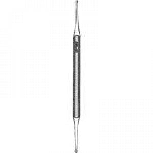 Sklar Curette Excavator no. 58-1-3 - Curette Excavator, Double-Ended, Size 58-1-3, 1.5 mm Tip/2.5 mm Tip - 97-0536