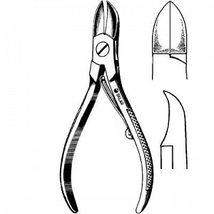 Sklar Nail Nipper - Concave Blade Nail Nipper, 4.5", Folding Spring - 97-1145