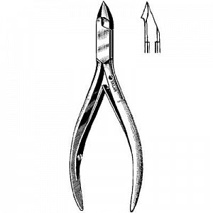 Sklar Tissue Nippers - NIPPER, TISSUE 4" 6MM CNVX JAW - 97-1241