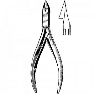 Sklar Tissue Nippers - NIPPER, TISSUE, 5", 14MM, CONVEX JAW - 97-1243