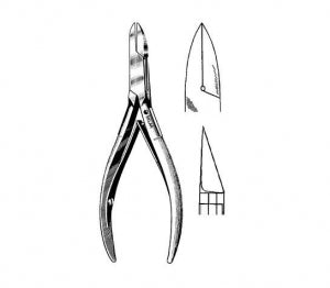 Sklar Littauer Cutting Forceps - Littauer Cutting Forceps, 4", Straight Back - 97-1251