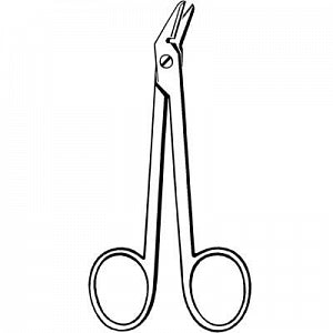 Sklar Merit Wire Cutting Scissors - SCISSORS, WIRE CUTTERS, SERRTD TP 4-3/4" - 97-364