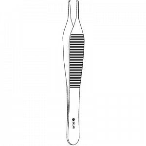 Sklar Micro Adson Tissue Forceps - Micro Adson Forceps, 1 x 2 Teeth, 4-3/4" - 98-2047