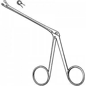 Sklar Merit Micro Alligator Forceps - Micro Alligator Ear Forceps, 1.5 mm Cup, 5.25" - 98-236