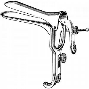 Sklar Sklar Black Graves Vaginal Speculum - SPECULUM, GRAVES, SS, SMALL - 98-303