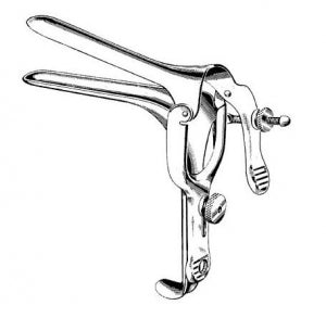 Sklar Merit Pederson Vaginal Speculum - Merit Pederson Reusable Stainless Steel Vaginal Speculum, Size L, 1" x 4.75" - 98-362