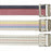 Skil-Care Cotton Gait Belts - Gain Belts, Metal Buckle, Pastel Stripe, 60" - 252070