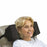 Skil-Care Cushioned Headrests for Use with Reclining Wheelchairs - Easy Release Strap Headrest, 3-3/4" - 703116