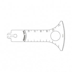 Stryker Sagittal Saw Blades - Sagittal Saw Blade, Flare, 48.1 mm x .64 mm x 61.7 mm - 2108-197-000