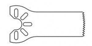 Stryker Micro Oscillating and Sagittal Saw Blade - Average-Medium Blade, 25 mm x 9 mm - 2296003111