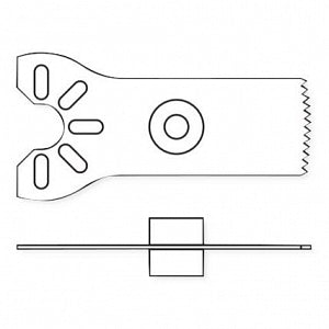 Stryker Sagittal Saw Blades - Sagittal Saw Blade, Micro-Oscillating, 9 mm x 12 mm x 0.3 mm - 2296-003-121