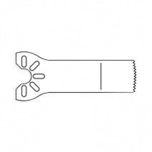 Stryker Micro Oscillating and Sagittal Saw Blade - Oscillating and Sagittal Blade, 5.5" x 2.5" x 0.1" - 2296033111