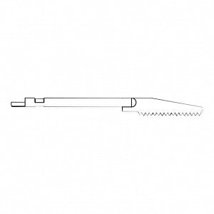 Stryker Reciprocating Saw Blades - Reciprocating Saw Blade, 20 Teeth Per Inch, 0.38 mm Thick, 27 mm - 5100137134