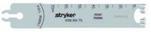 Stryker Sagittal Saw Blades - Sagittal Saw Blade, 18 mm x 1.27 mm x 75 mm - 6118-127-075