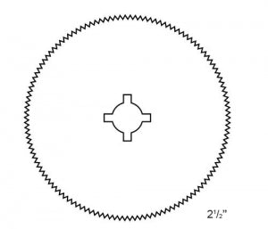 Stryker Cast Cutter Blades - Cast Cutter Blade, 2-1/2" - 0840040250