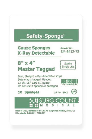 Stryker Gauze Sponges - GAUZE SPONGE, 4X4, 16PLY, DMT, MT, DUAL - 0612-344-160