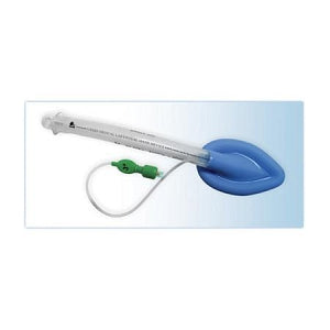 Salter Labs Laryngeal Inflation Masks - PVC / Silicone Laryngeal Mask with Inflation Syringe, Size 2 - 1036220