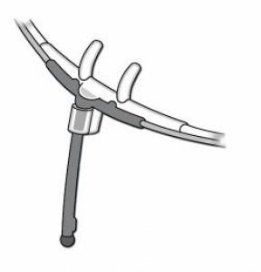 Salter Labs ThermiSense Cannulas - ThermiSense Adult Nasal Cannula Holder, 7' Airflow Pressure Tube with Filter and 7' End-Tidal CO2 Tube - 5742-7-7-25