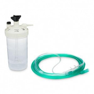 Salter Labs Bubble Humidifiers - High-Flow Humidifier Kit with 7' Soft Cannula, Up to 15 LPM with 6 PSI Safety Valve - 79SOFT-7-25