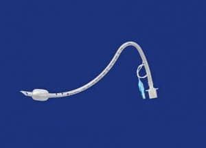 Salter Labs Preformed Cuffed Nasal Trach Tubes - Preformed Endo Tube, Cuffed, 7.5 mm - H-PFNC-75-5