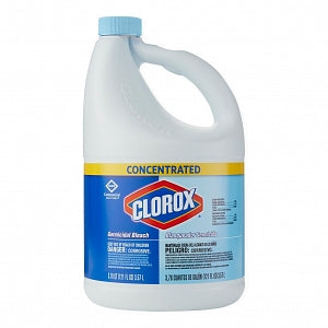 Clorox Regular Concentrated Bleaches - Germicidal Bleach, Concenctrate, 121 oz. - SCLO30966CT