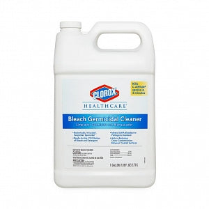 Clorox Hospital Disinfectant Cleaners with Bleach - Hospital Disinfectant Cleaner with Bleach, Refill, 128 oz. - SCLO68978