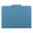 Smead Letter Size 1/3 Cut Interior File Folders - Interior File Folders, 11 pt. Stock, 1/3 Cut Top Tab, Letter, Blue - 10239