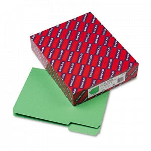 Smead Letter Size 1/3 Cut Interior File Folders - Interior File Folders, 11 pt. Stock, 1/3 Cut Top Tab, Letter, Green - 10247