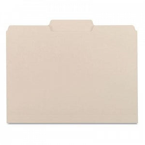 Smead Letter Size 1/3 Cut Interior File Folders - Interior File Folders, 11 pt. Stock, 1/3 Cut Top Tab, Letter, Gray - 10251