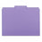 Smead Letter Size 1/3 Cut Interior File Folders - Interior File Folders, 11 pt. Stock, 1/3 Cut Top Tab, Letter, Purple - 10283