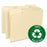 Smead Top Tab Manilla Folder - Recycled Two-Ply File Folders, 1/3 Cut Top Tab, Manila, Letter - 10347