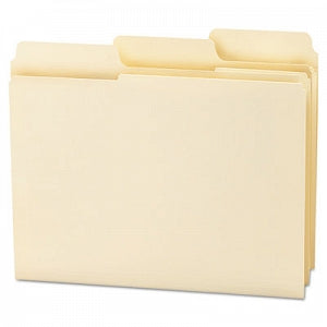 Smead SuperTab Guide-Height Reinforced Manila Folder - SuperTab Guide Height Reinforced Folders, Top Tab, Manila, Letter - 10395